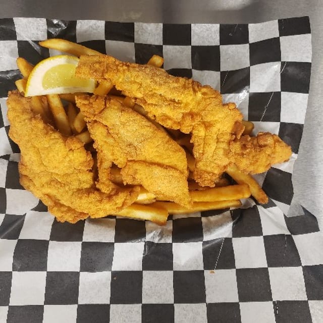 Fish & Chips (Haddock).