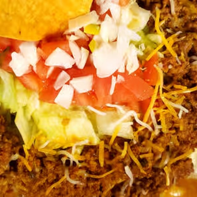 Beef Nachos.